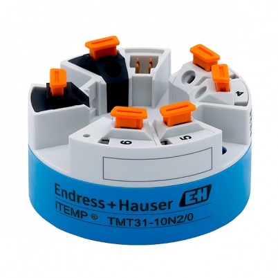 Transmisor de temperatura Endress + Hauser serie TMT31